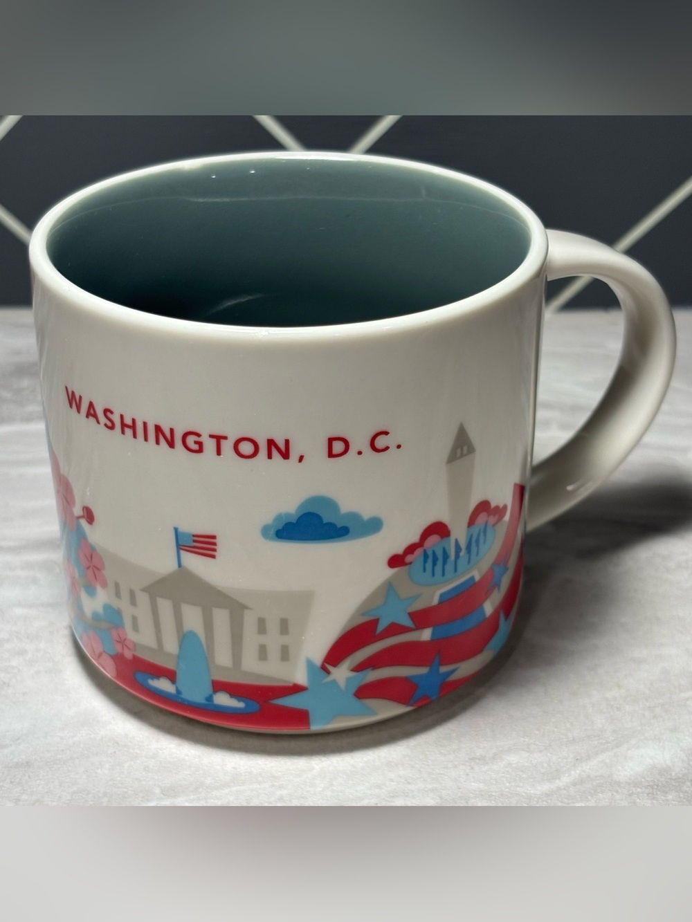 Starbucks Washington D.C. You Are Here Collection Series 14oz Coffee Tea Mug Cup